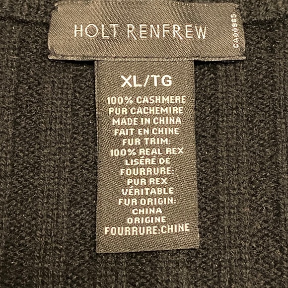 Holt Renfrew fur cardigan - Picture 3 of 3